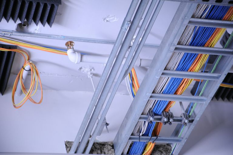 Kabelführung einer Elektroinstallation